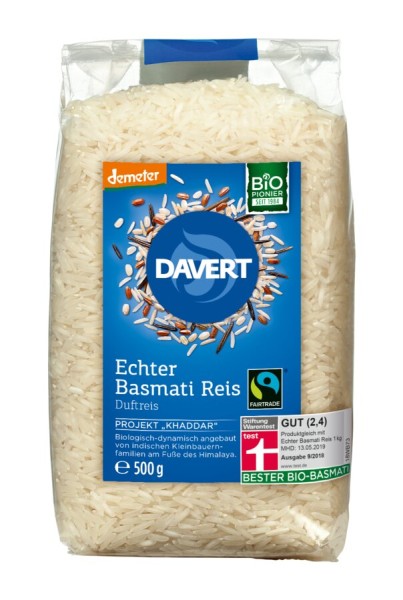Basmati Reis weiß DEMETER FairTrade, 500g