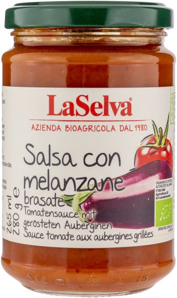 Salsa con Melanzane - Tomatensauce mit Auberginen, 280g