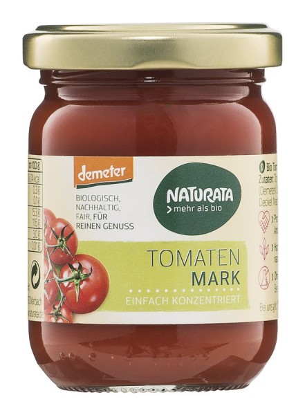 Tomatenmark 22% DEMETER, 125g
