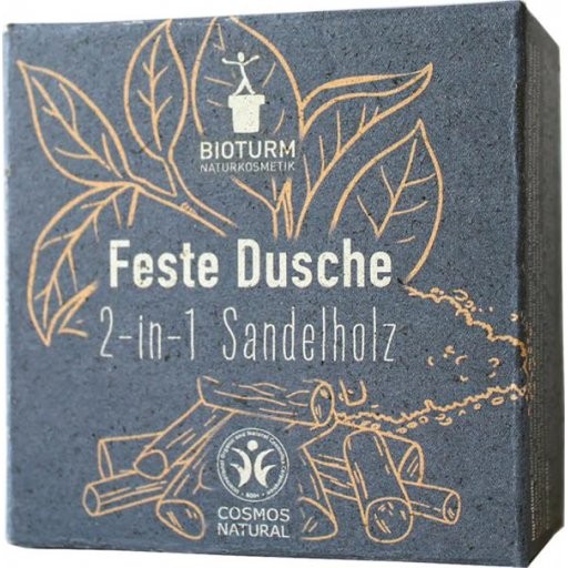 Feste Dusche Sandelholz 2-in-1, 100g