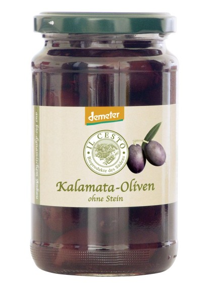 Oliven Kalamata entsteint in Lake DEMETER, 315g