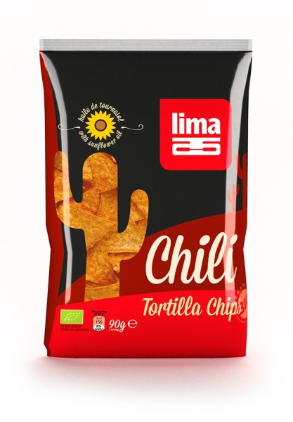 Tortilla Chips mit Chili, 90g