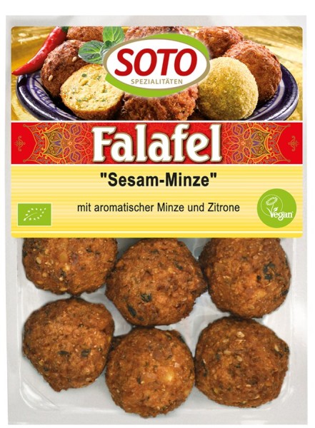 Falafel Sesam-Minze vegan 12St, 220g